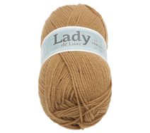 Příze LADY de Luxe - 100g / 238 m hnědá