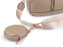 TESSRA Velká černá crossbody dámská kabelka D5580