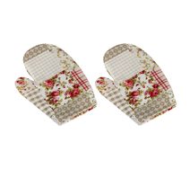 Kuchyňská chňapka - 2ks Růžová,Zelená,Béžová CH/520 28x18 cm