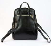Crossbody dámská kabelka v květovaném designu tmavě modrá 5432-BB