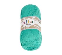 Příze BELLA - 100g / 360 m smaragdová
