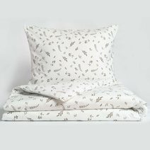 Povlečení flanelové - 140x200, 70x90 cm Ornament kávová