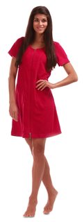 Dámské domácí šaty Bari 5164 červená