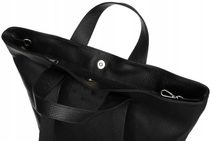 Kožená velká dámská kabelka Redia přes rameno modrá