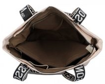 Moderní velká crossbody kabelka 74-MH koňaková hnědá