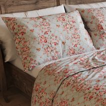 Bavlněné povlečení NORDIC COLLECTION 140x200, 70x90cm GRID modré