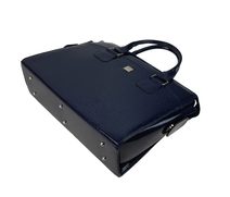 PUNCE LC-01 pudrová matná dámská kabelka pro notebook do 15.6 palce