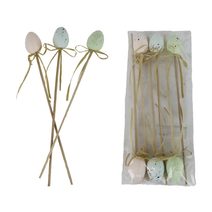 Zápich velikonoční vajíčka, 6 ks X7965 - 24*12*3CM