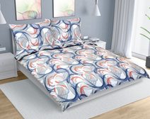 Povlečení krep Mandevila bordó na banánovém 240x220, 2x70x90 cm