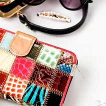 TESSRA Velká tmavě modrá crossbody dámská kabelka