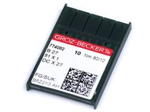 Strojové jehly Groz - Beckert B27 80; 90 pro overlocky / na průmyslové šicí stroje