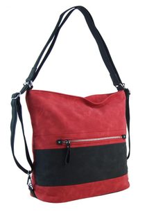 Malá crossbody dámská kabelka s přívěskem 1994-BB černá