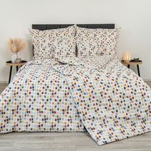 Prodloužené krepové povlečení 140x220, 70x90cm Mozaika