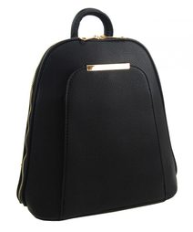 Elegantní menší dámský batůžek / kabelka růžová