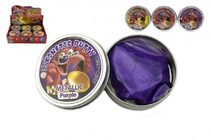 Hmota/modelína 50g inteligentní metalická 8cm asst mix barev v plechové krabičce
