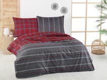 Prodloužené bavlněné povlečení renforcé 140x220, 70x90cm OSAKA šedá