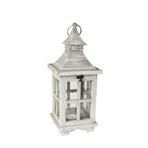 Dřevěná lucerna D2673/ Malá 39,5 cm