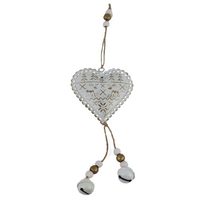 Srdce k zavěšení K3481-01 - 8,5 x 8,5 x 1,5 cm