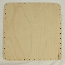 překližka tl.4 mm, čtverec 24x24 cm s otvory 22P2424C - 24x24 cm