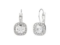 Náušnice z nerezové oceli s broušenými kamínky