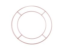 Dvojitý kovový kruh na lapač snů / k dekorování Ø45 cm