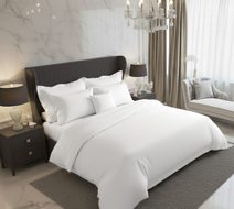 Saténové povlečení LUXURY COLLECTION bílé