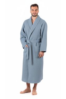 Unisex župan Esbo vaflový 21 23 5456 denim