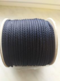 Polyesterová oděvní šňůra 4 mm barevná návin 100 m