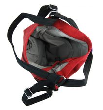 Crossbody dámská kabelka v květovaném designu tmavě modrá 5432-BB