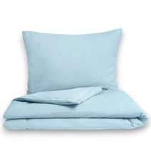 Klasické ložní flanelové povlečení 140x200, 70x90cm světle modré
