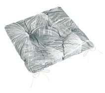 Sedák Adéla prošívaný Šedá,Bílá 41/234 40x40 cm