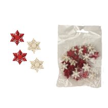 Vločka 36 ks D2717 - dia 2 x 0,2 cm