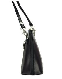 Kožený dámský módní batůžek Tiara černý
