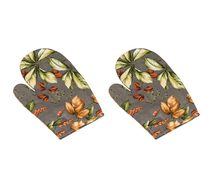 Kuchyňská chňapka - 2ks Oranžová,Hnědá,Zelená CH/523 28x18 cm