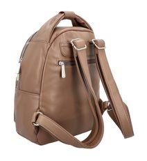 Elegantní menší dámský batůžek / kabelka růžová