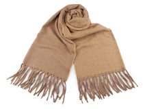 Zimní šála / pléd s třásněmi 60x195 cm