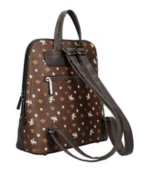 David Jones Koňakově hnědý dámský elegantní batůžek