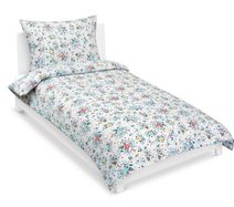 Krepové povlečení 140×200 cm + 70×90 cm – modrá, žlutá a červená