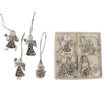 Dekorace k zavěšení D3492 - 2,7 - 4,5 x 0,3 x 5,5 - 5,8 cm