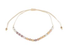 Náramek shamballa broušené korálky s AB efektem