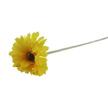Gerbera žlutá X5786-02 - dia 10 x 3 / 53 cm