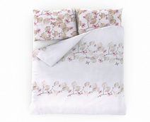 Francouzské Bavlněné Povlečení MARY - Růžová, 240x200 cm, 70x90 cm - Pro Romantické Noci