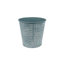 Květináč plechový K3050/1 - dia 11 × 10.6 cm