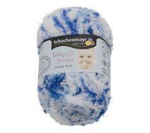 Příze LENJA SOFT - 25g / 85 m melír modrý