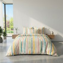 Bavlněné povlečení NORDIC COLLECTION 140x200, 70x90cm GRID modré