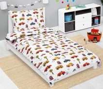 Jednobarevné bavlněné povlečení bílé 140×200, 70×90 cm