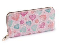 Dámská / dívčí peněženka srdce 10x19 cm