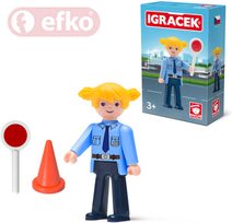 IGRÁČEK MultiGO Trio Policie set auto + 3 figurky s doplňky