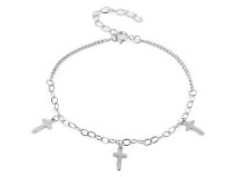 Náramek z nerezové oceli křížek