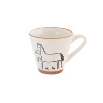 Hrnek porcelánový STATEK kůň espresso 70 ml O0545